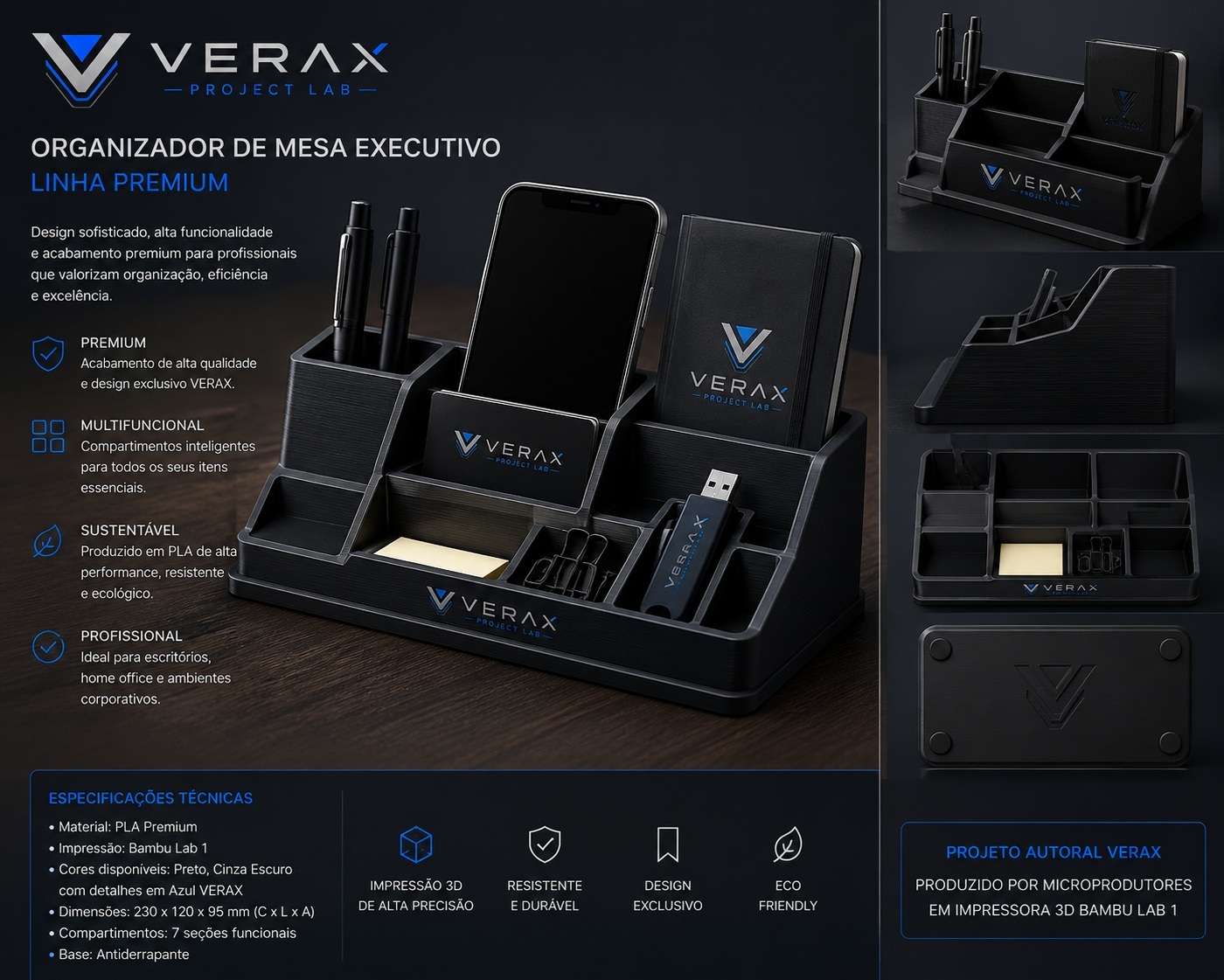 Organizador de Mesa Executivo